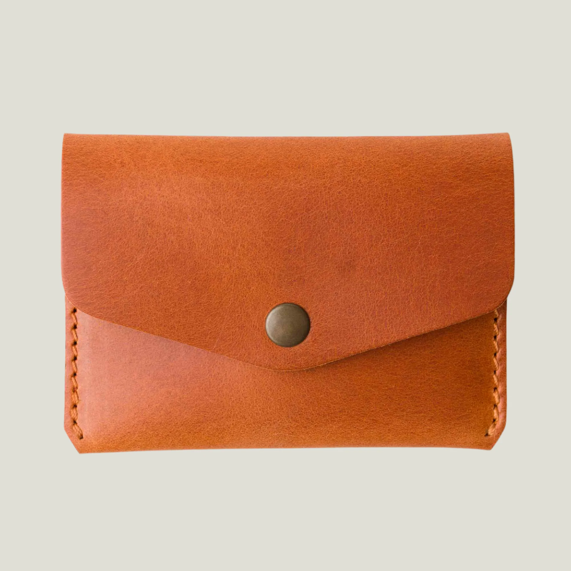 Seline Leather Card Holder | Whiskey - Image 2