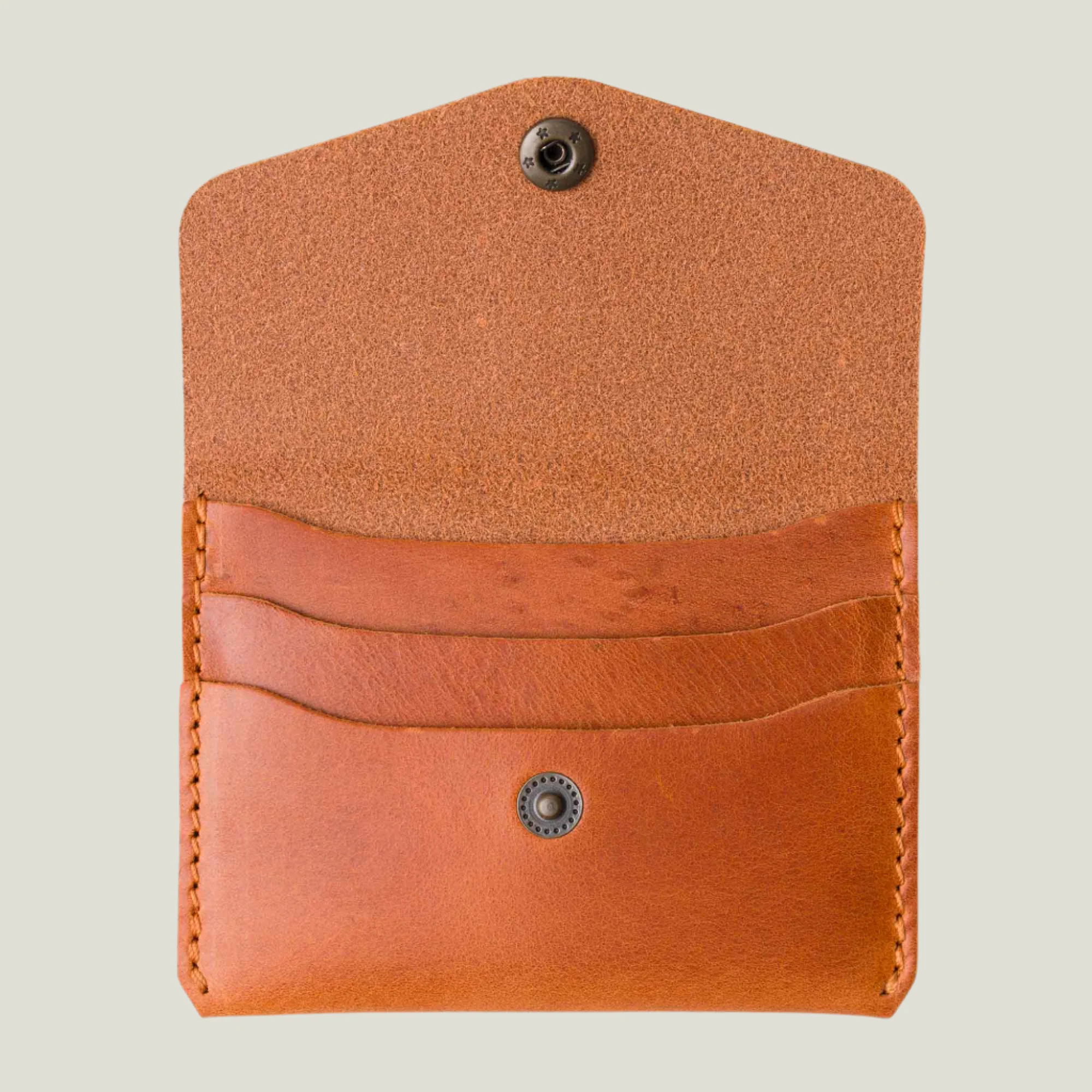 Seline Leather Card Holder | Whiskey - Image 4