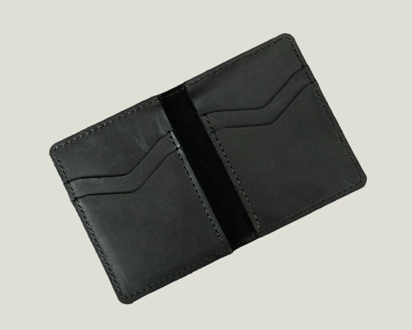 Woodford Leather Bifold Wallet | Charcoal Black - Image 6